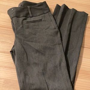 Gray boot cut dress pants